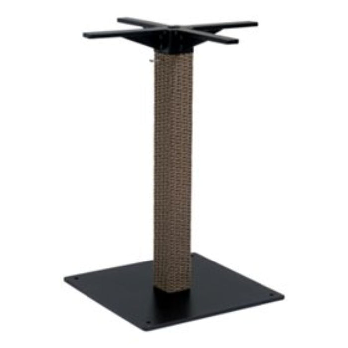 Evo Woven Pedestal Bar Table Base