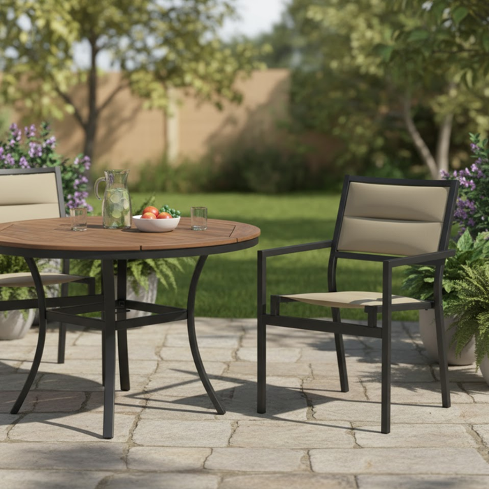 Cabana Club Padded Sling Dining Chair