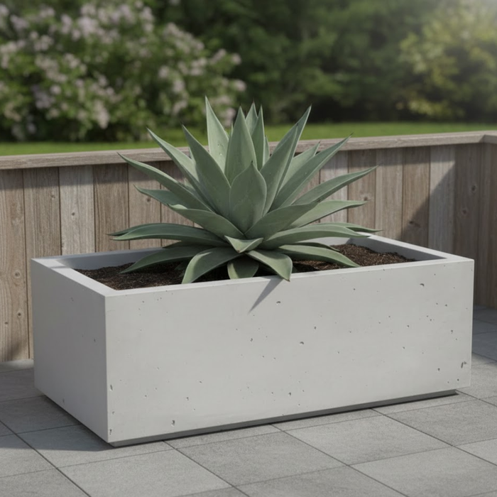 Modern Series Rectangular Short Planters
