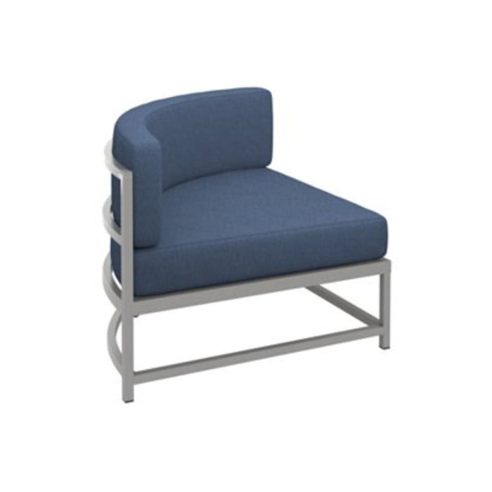 Cabana Club Cushion Curved Corner Module (17" Seat Height)