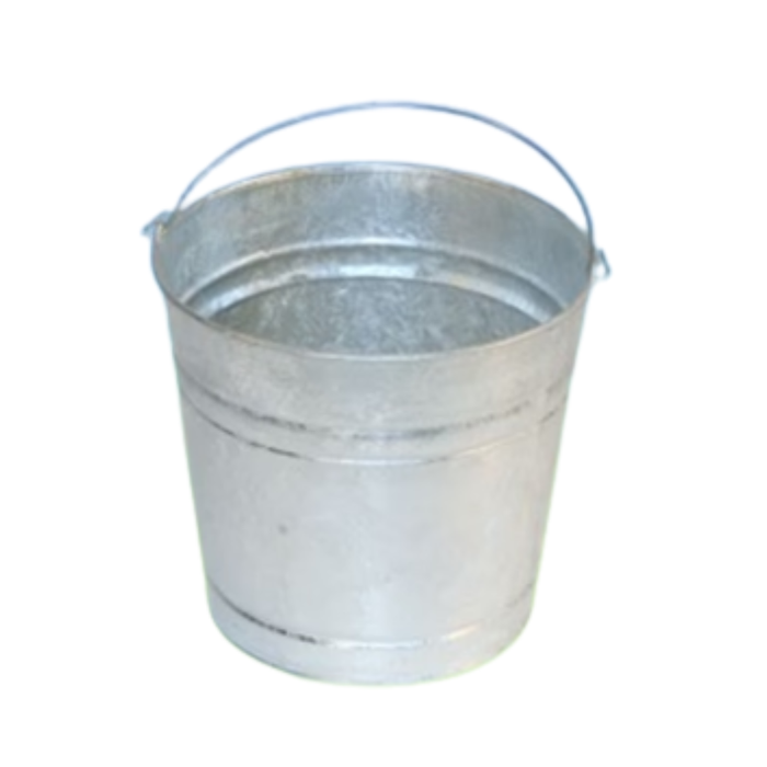 Hot Coal Bin - 12 Quart Galv. Steel Pail - CNG-W10120