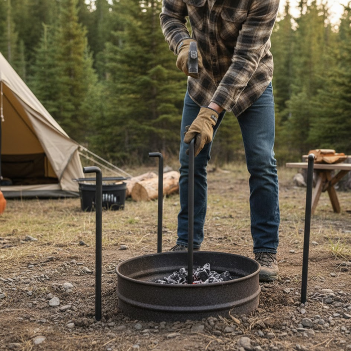 Hot Coal Bin - Ground Anchors - M9/B