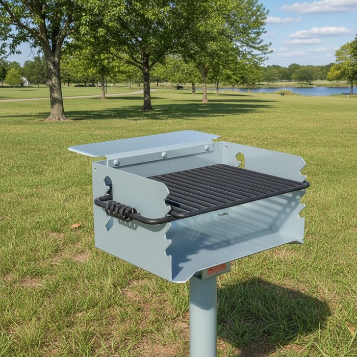 Q/G-20 Galvanized Steel Charcoal Grill