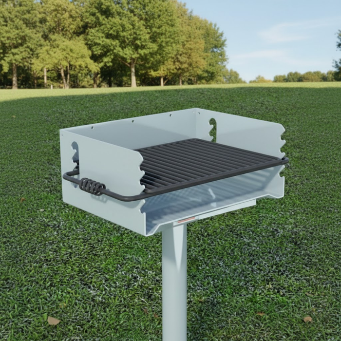 Q/G-24 Galvanized Steel Charcoal Grill