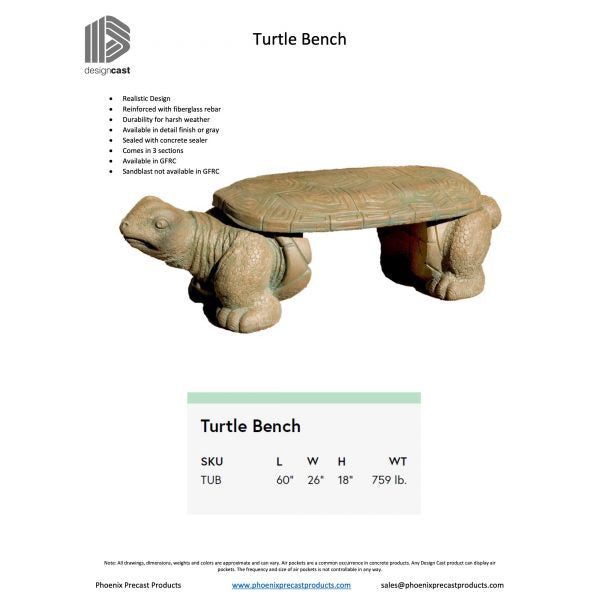 Turtle Bench