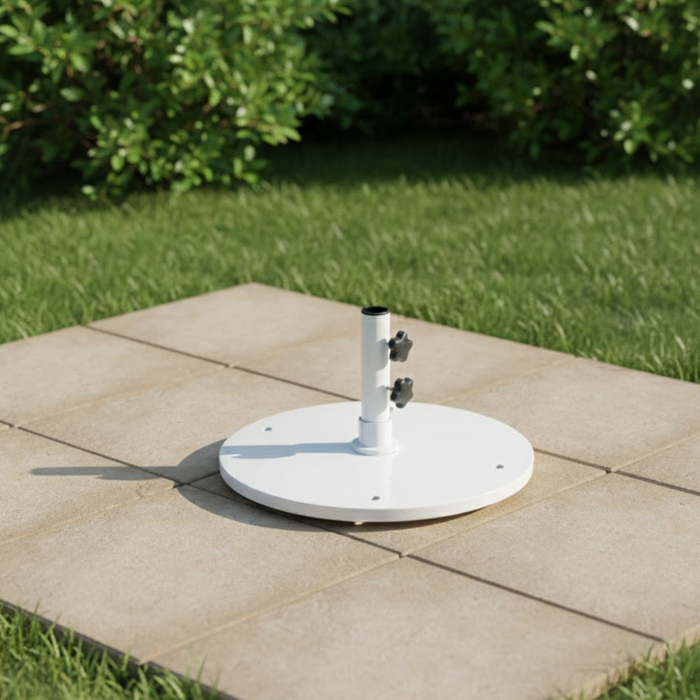50S-WH 50 lb. White Umbrella Base